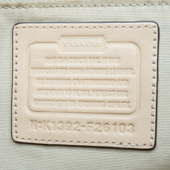 COACH PEYTON SHOULDER SATCHEL TRAVEL TOTE BAG PINK CROSSGRAIN LEATHER F26103 - Picture 8 of 11